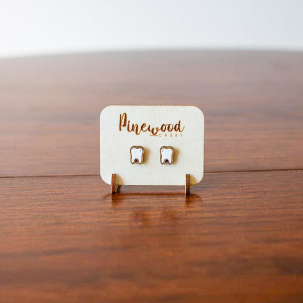 Tooth Stud Earrings