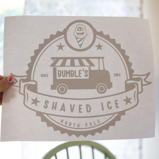 Bumbles Shaved Ice T-Shirt Transfer