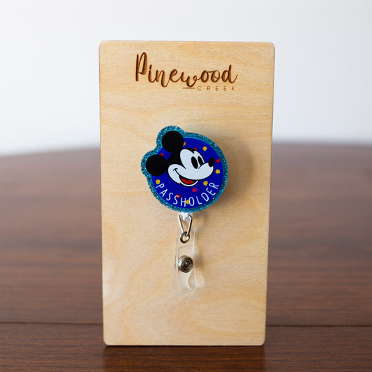 Disney Mickey Passholder Badge Reel