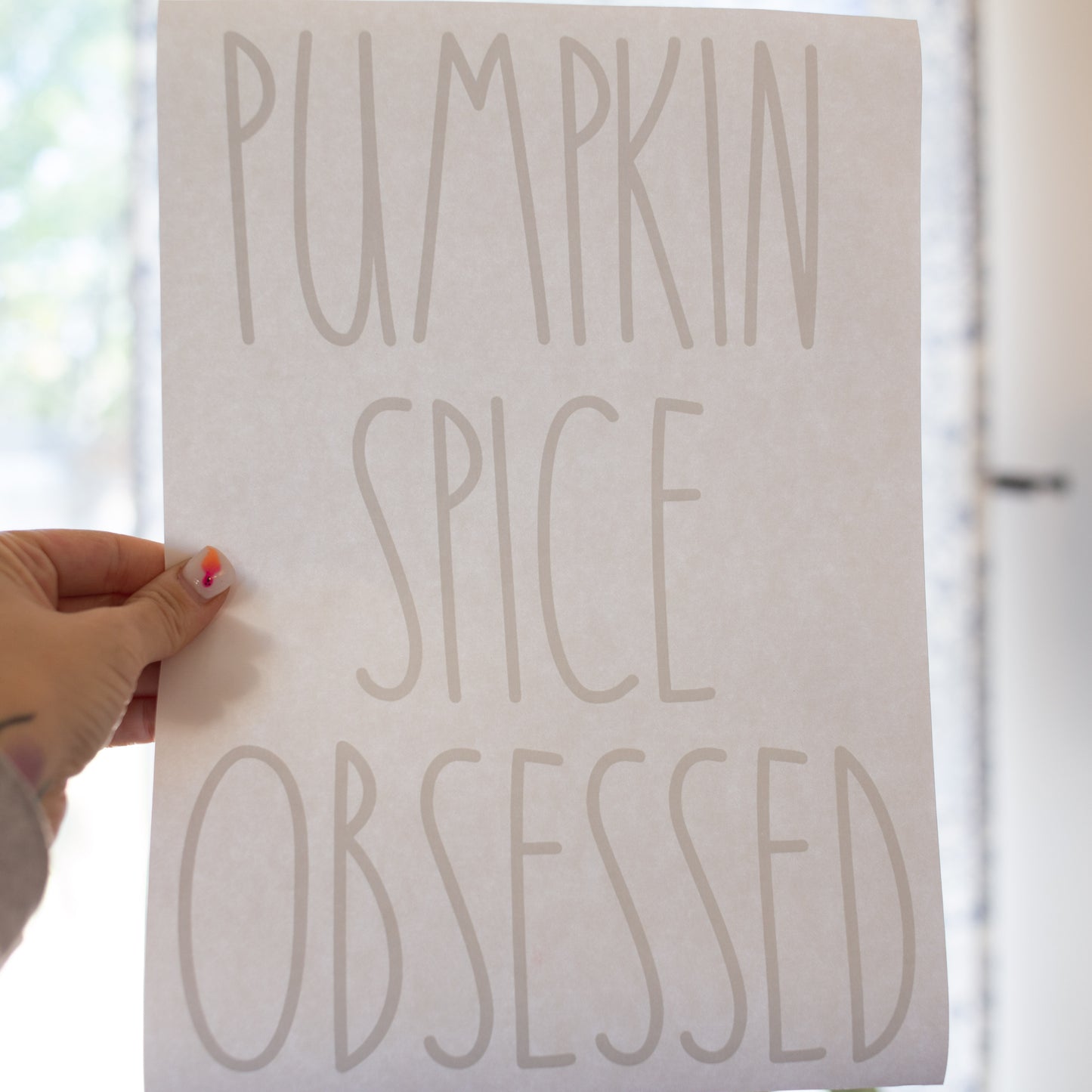 Pumpkin Spice Obsessed T-Shirt Transfer