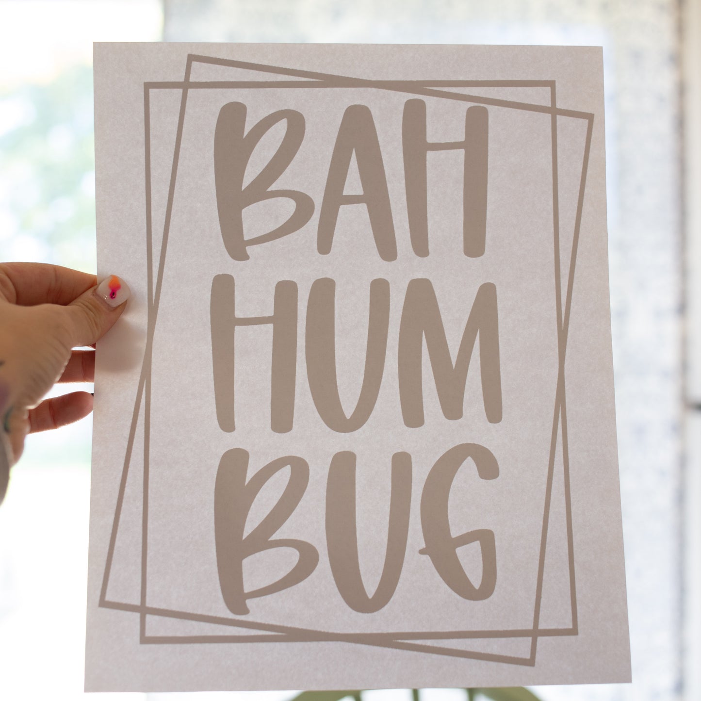 Bah Hum Bug T-Shirt Transfer