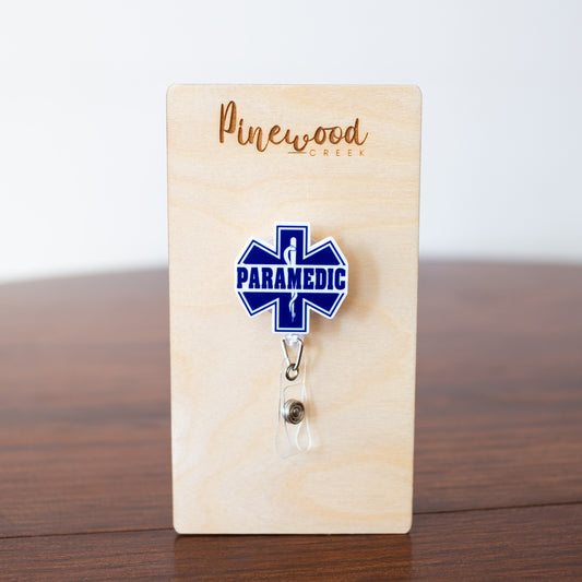 Paramedic Badge Reel