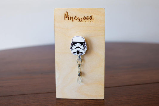 Star Wars Storm Trooper Head Badge Reel