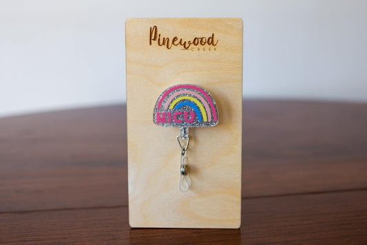 NICU Rainbow Badge Reel