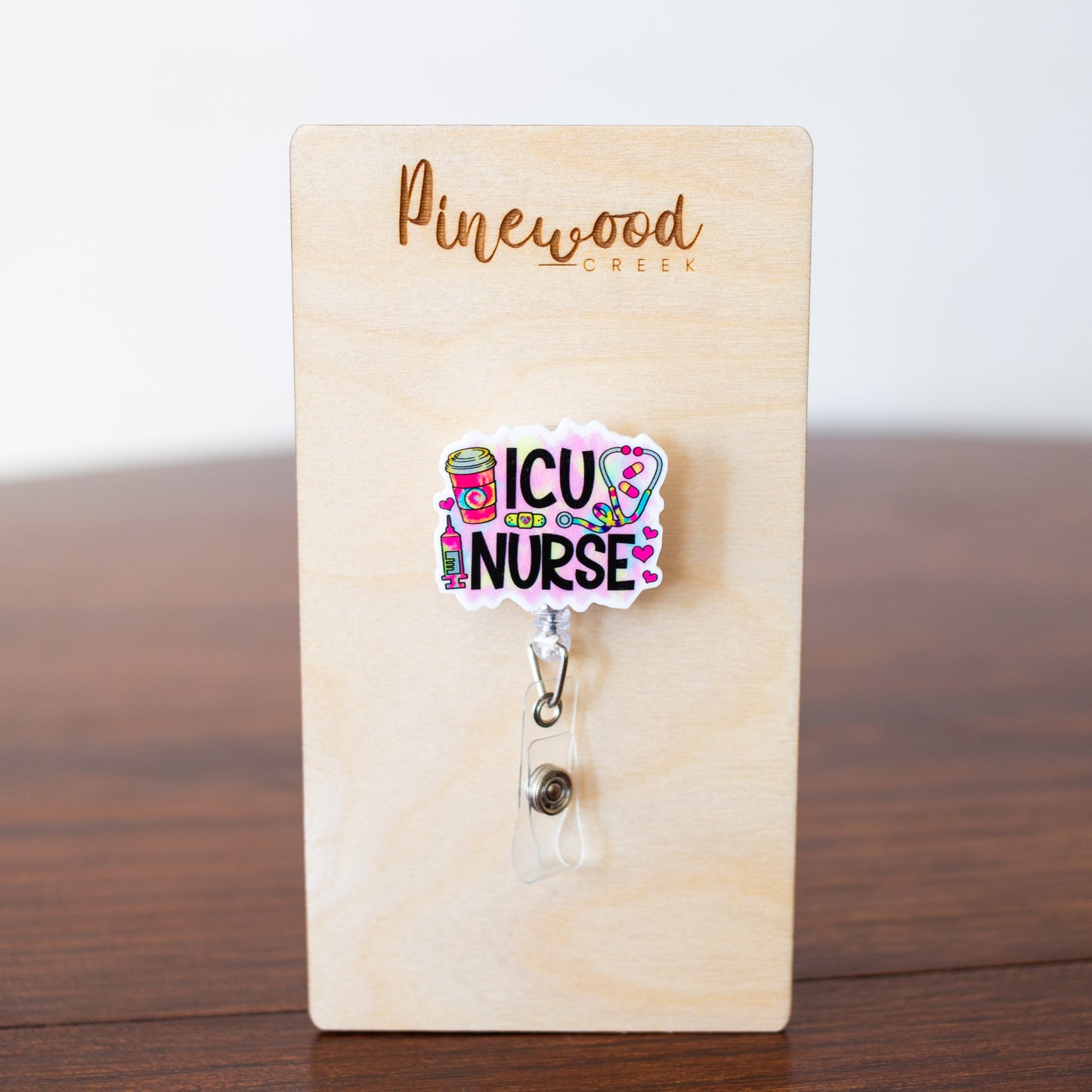 ICU Nurse Badge Reel