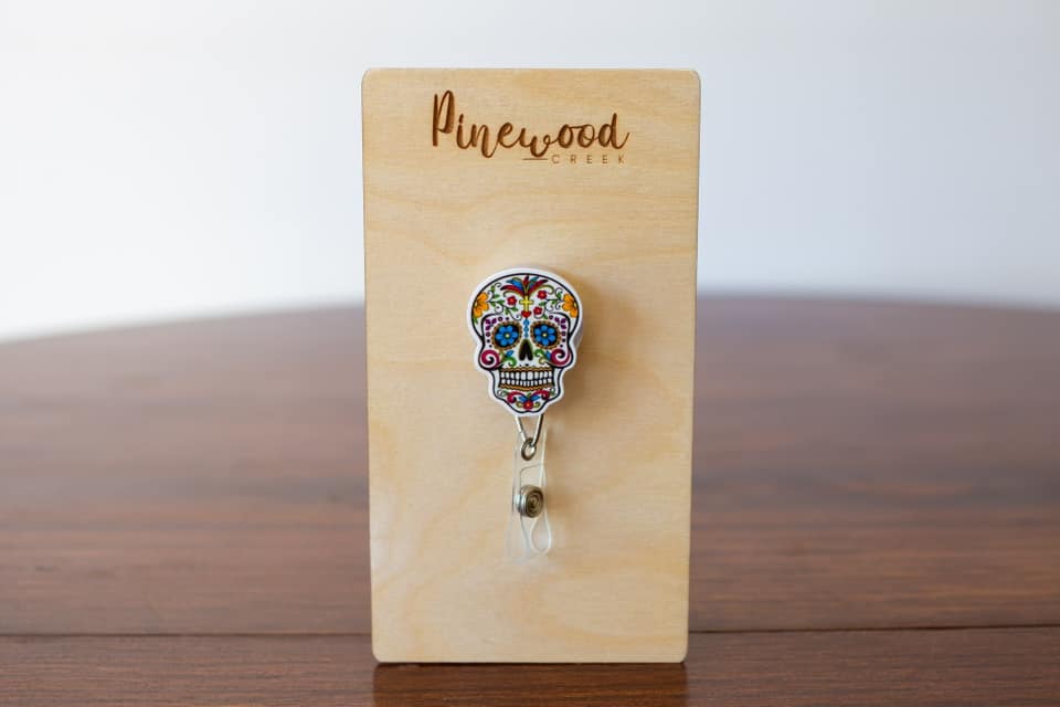 Sugar Skull Badge Reel