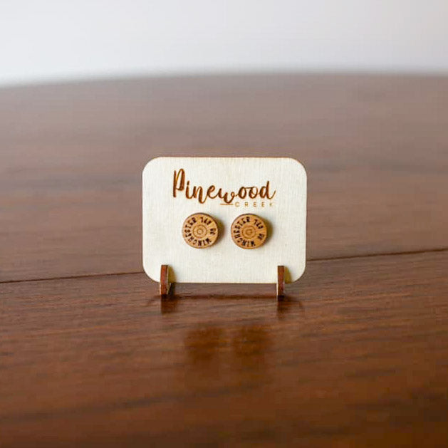 Winchester Bullet Stud Earrings