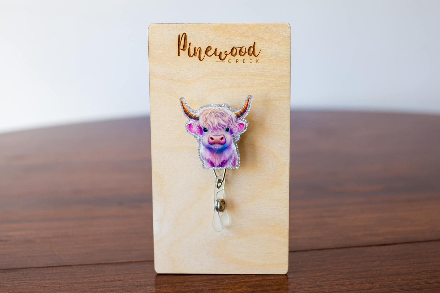 Highland Cow Badge Reel