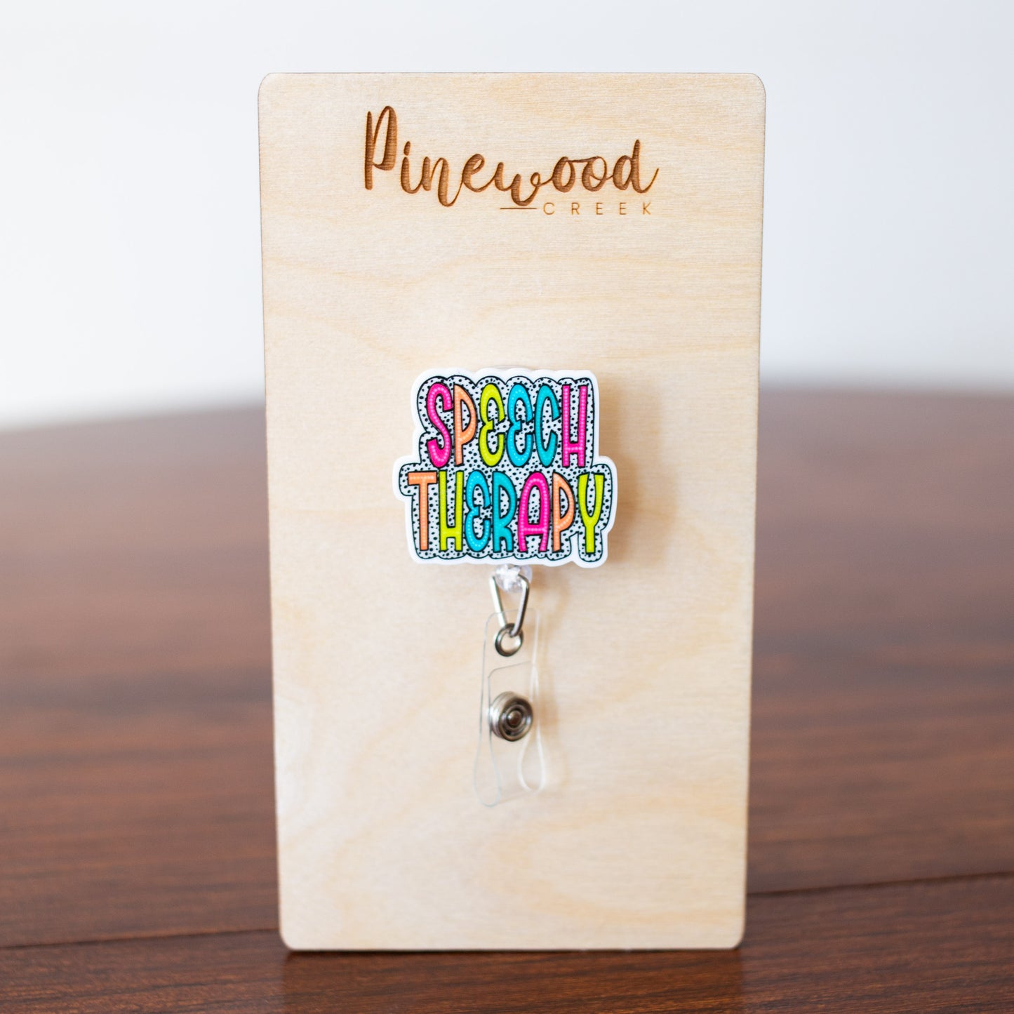 Speech Therapy Badge Reel