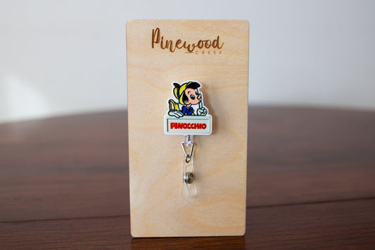 Pinnochio Badge Reel