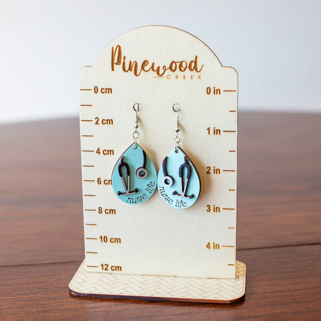 Nurse Life Drop Earrings