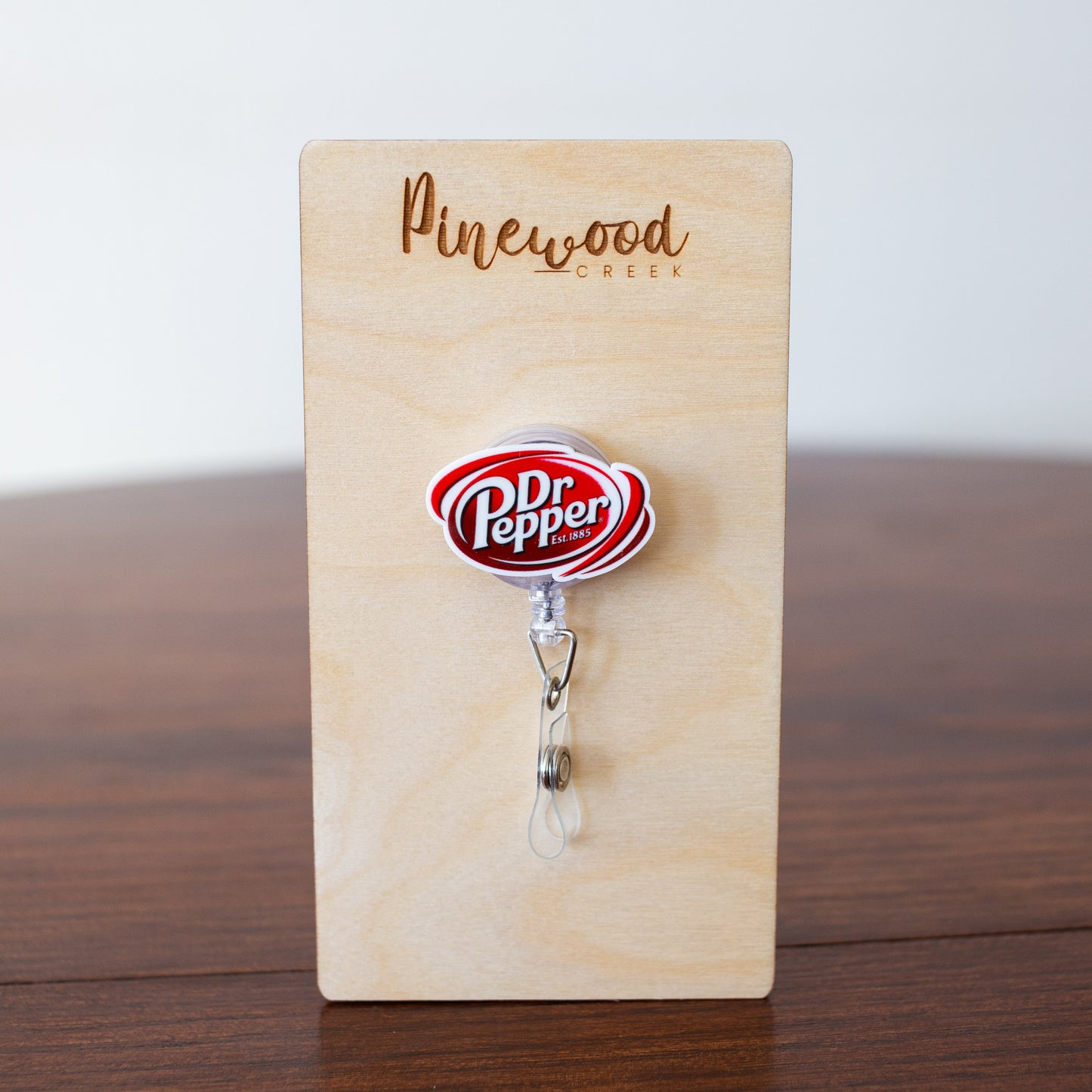 Dr. Pepper Badge Reel