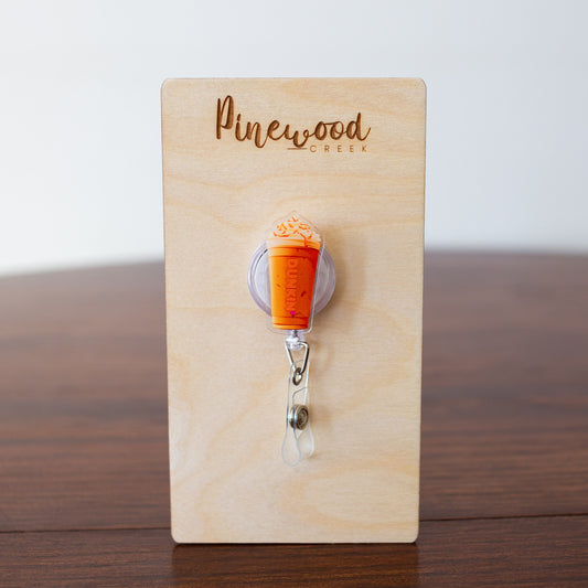 Dunkin Donuts Blended Coffee Badge Reel