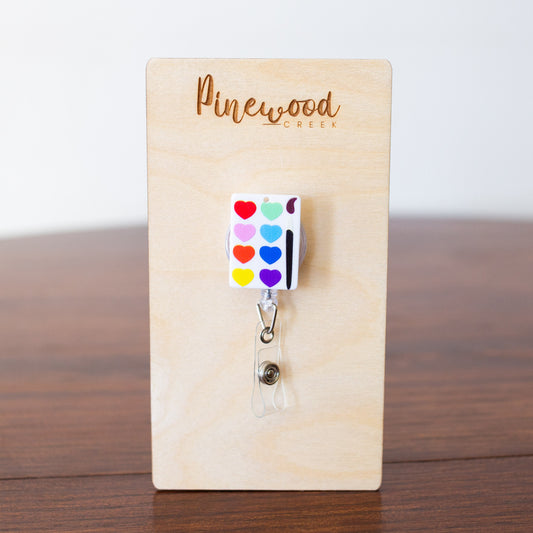 Paint Palette Badge Reel