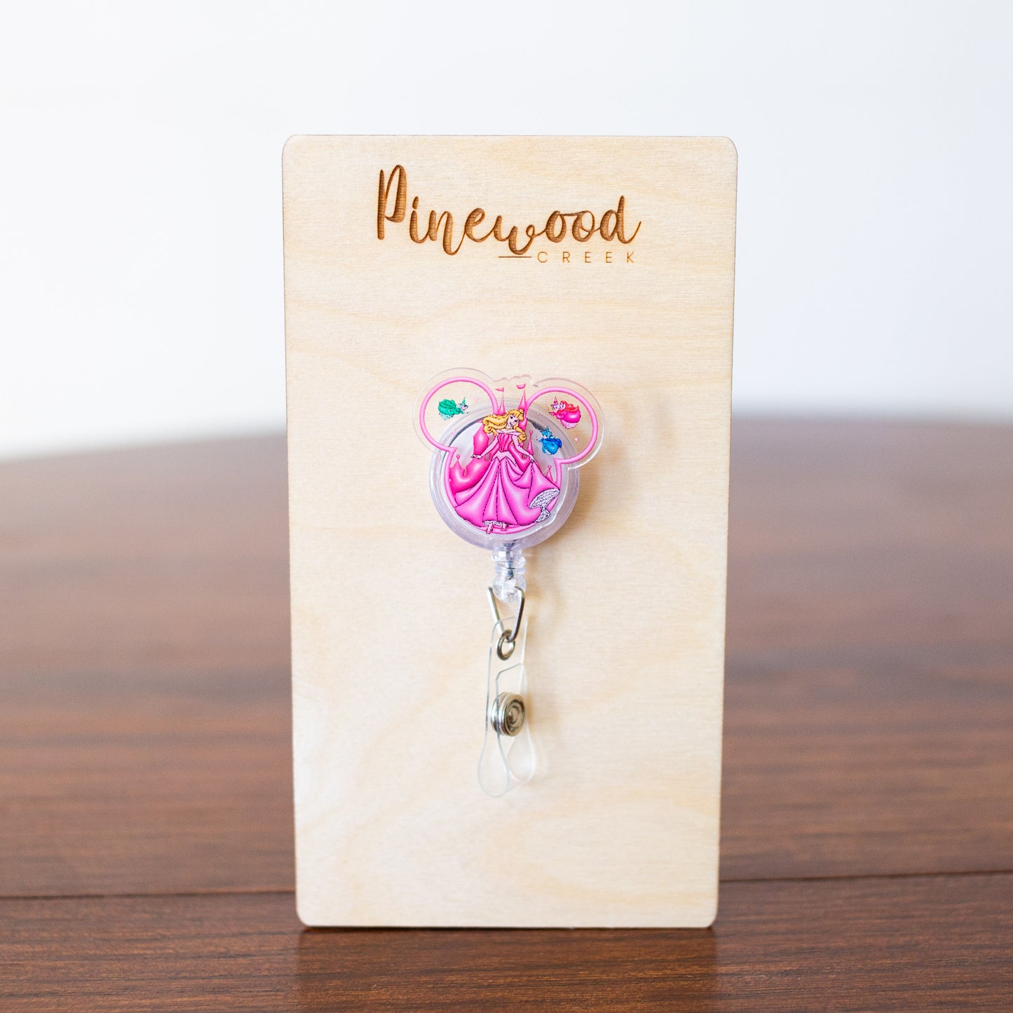 Aurora Mickey Ears Badge Reel