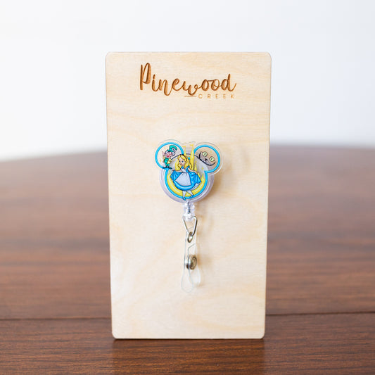 Alice Mickey Ears Badge Reel