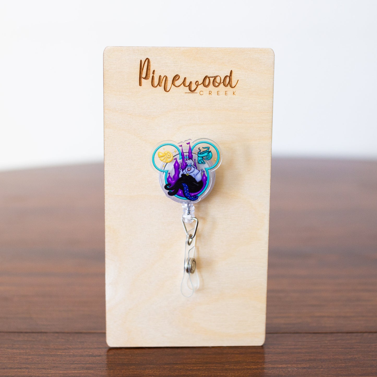 Ursula Mickey Ears Badge Reel