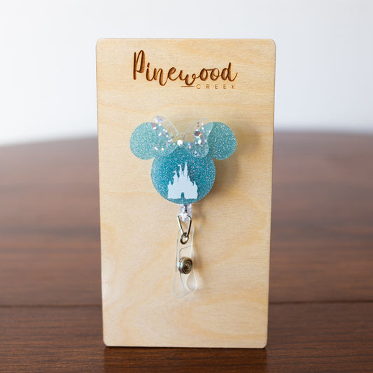 Minnie Head Disneyland Badge Reel