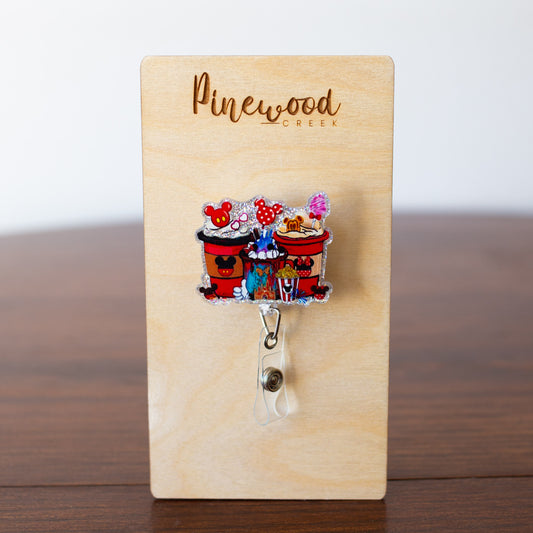 Disney Snacks Badge Reel